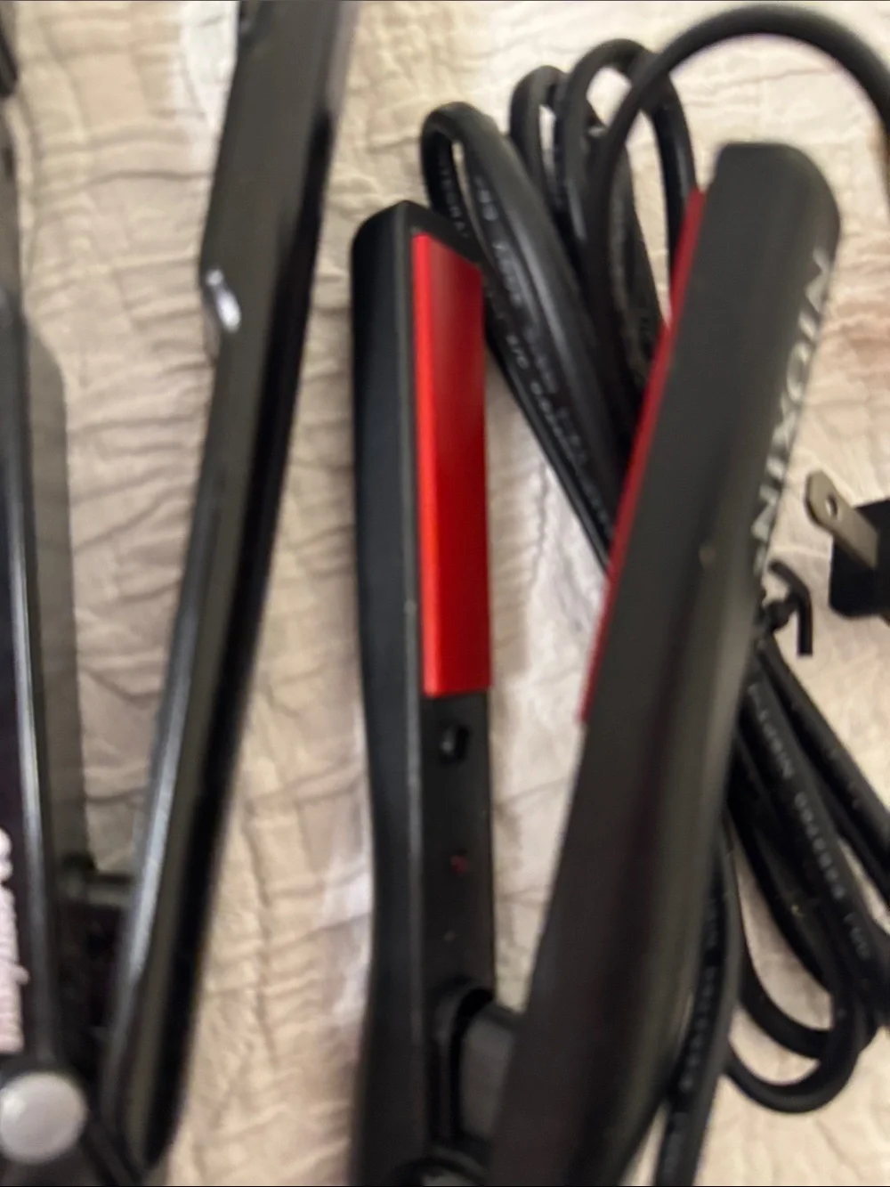 Baby bliss pro and Nioxin mini straightener